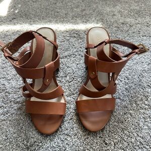Tan Aldo heels